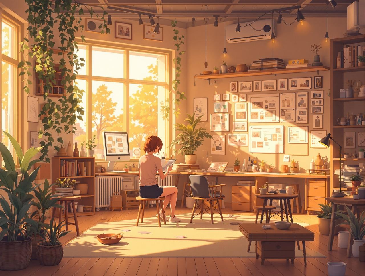 短剧库在线 - 品牌故事 短剧库在线品牌故事 - 温暖的创作工作室